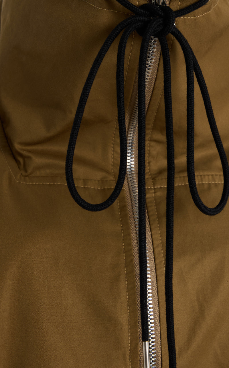 AGOLDE Lydia Half-Zip Nylon Jacket