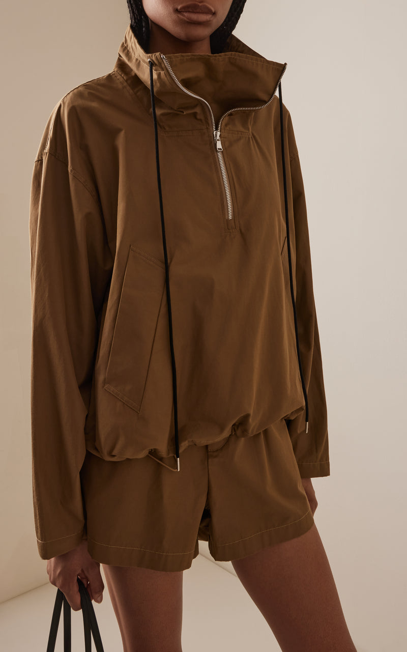 AGOLDE Lydia Half-Zip Nylon Jacket
