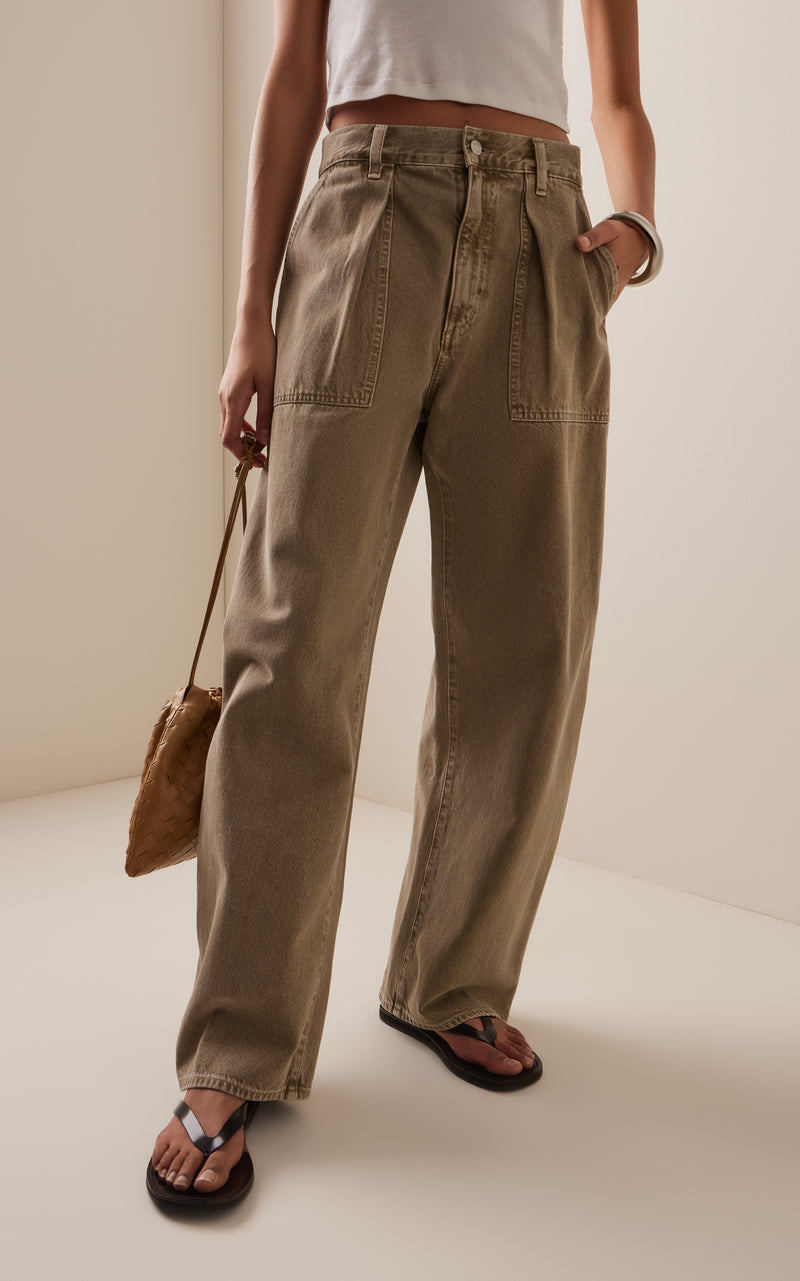 AGOLDE Sefton Cotton Curved Leg-Pant
