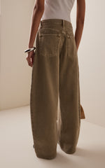 AGOLDE Sefton Cotton Curved Leg-Pant