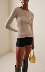 Èterne Jersey Long Sleeve Rib Tee