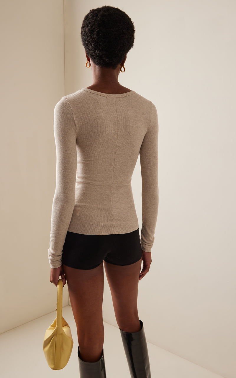 Èterne Jersey Long Sleeve Rib Tee