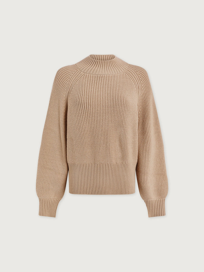 Varley Martina High Neck Rib Knit