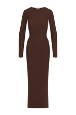 Long Sleeve Crewneck Maxi Dress