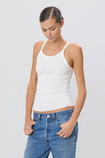 Eterne Rib Tank-Ivory